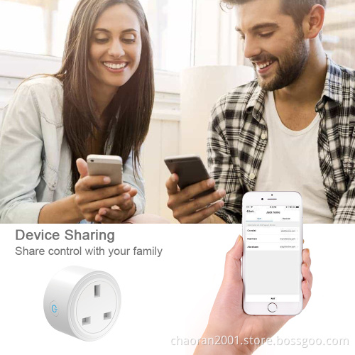 Alexa Controlled Light Electric Automation Mini Remote Control UK Portable Socket Timer Outlet Wifi Smart Home Plug